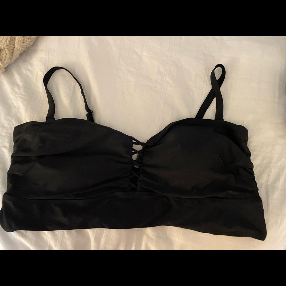 Black torrid bikini top size 4